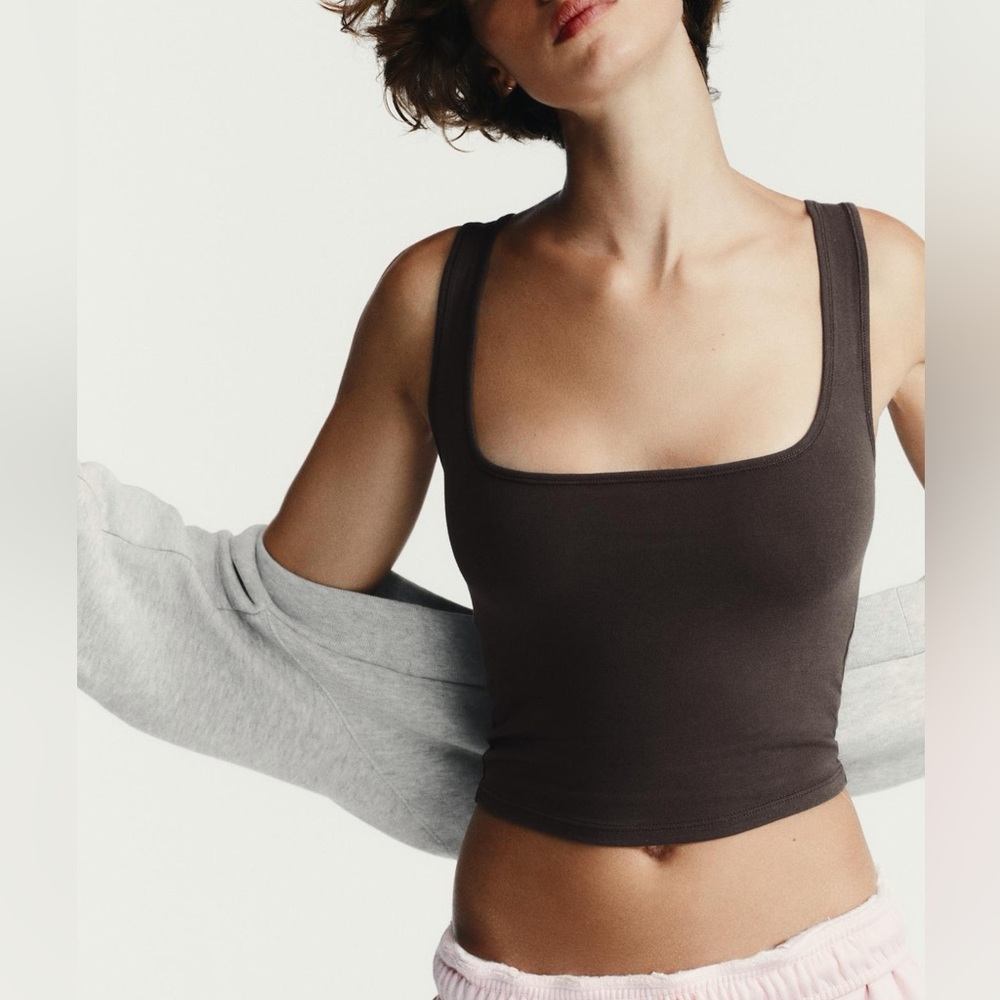 Zara Brown Tank Top